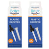 Better Home Care Now Plastic Eye Dropper 2 Pack Accurate Pipette