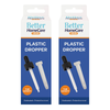 Better HomeCare Now Plastic Eye Dropper 2 Pack Accurate Pipette