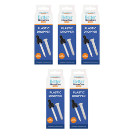 Better Home Care Now Plastic Eye Dropper 5 Pack Bundle