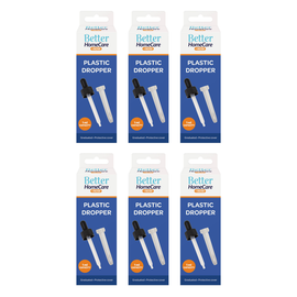 Better Home Care Now Plastic Eye Dropper Bundle of 6