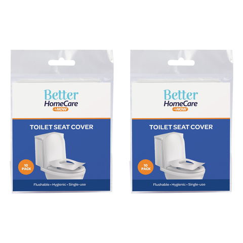 Better HomeCare Now Disposable Biodegradable Toilet Seat Covers 10pcs Travel x2