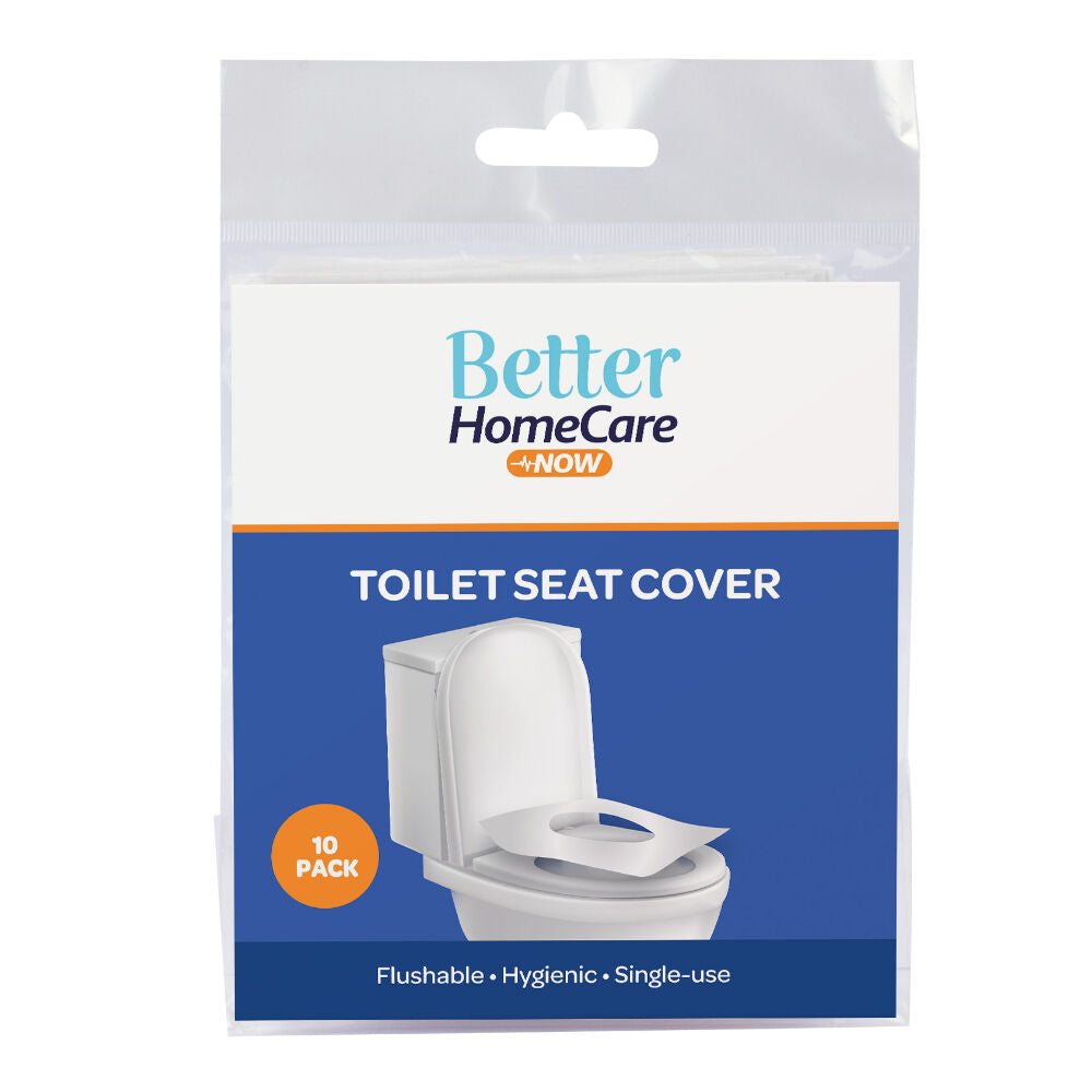 Better Home Care Now Disposable Paper Toilet Seat Covers Biodegradable 10pcs Travel