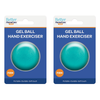 Better HomeCare Now Gel Exercise Balls 2 Pack Hand Therapy Stress Relief
