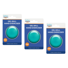 Better Home Care Now Gel Exercise Ball Bundle of 3 Hand Therapy Balls