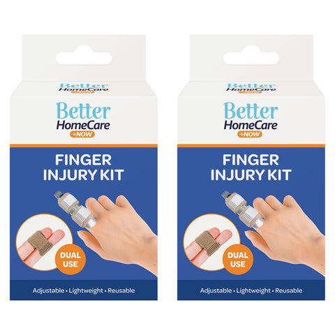 Better Home Care Now 3 Piece Finger Injury Kit Splint and Tape x 2