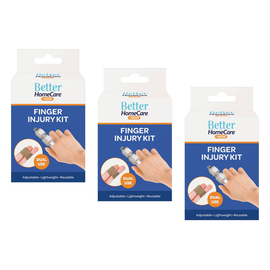 Better Home Care Now Finger Injury Kit 3 Pack Splint and Tape Bundle