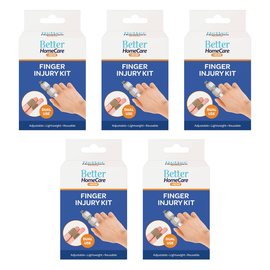 Better Home Care Now 3 Piece Finger Injury Kit 5 Pack Bundle
