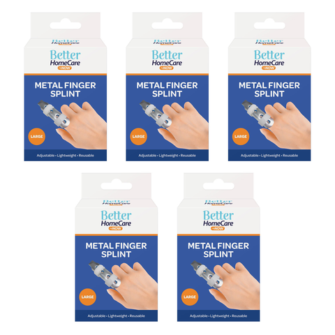 Better Home Care Now Finger Splint Metal Large Bundle of 5