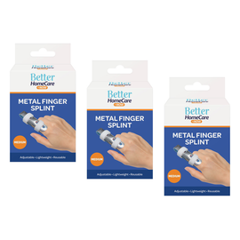 Better Home Care Now Finger Splint Metal Medium Bundle of 3