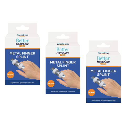 Better Home Care Now Finger Splint Metal Medium Bundle of 3