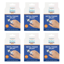 Better Home Care Now Finger Splint Metal Medium Bundle of 6