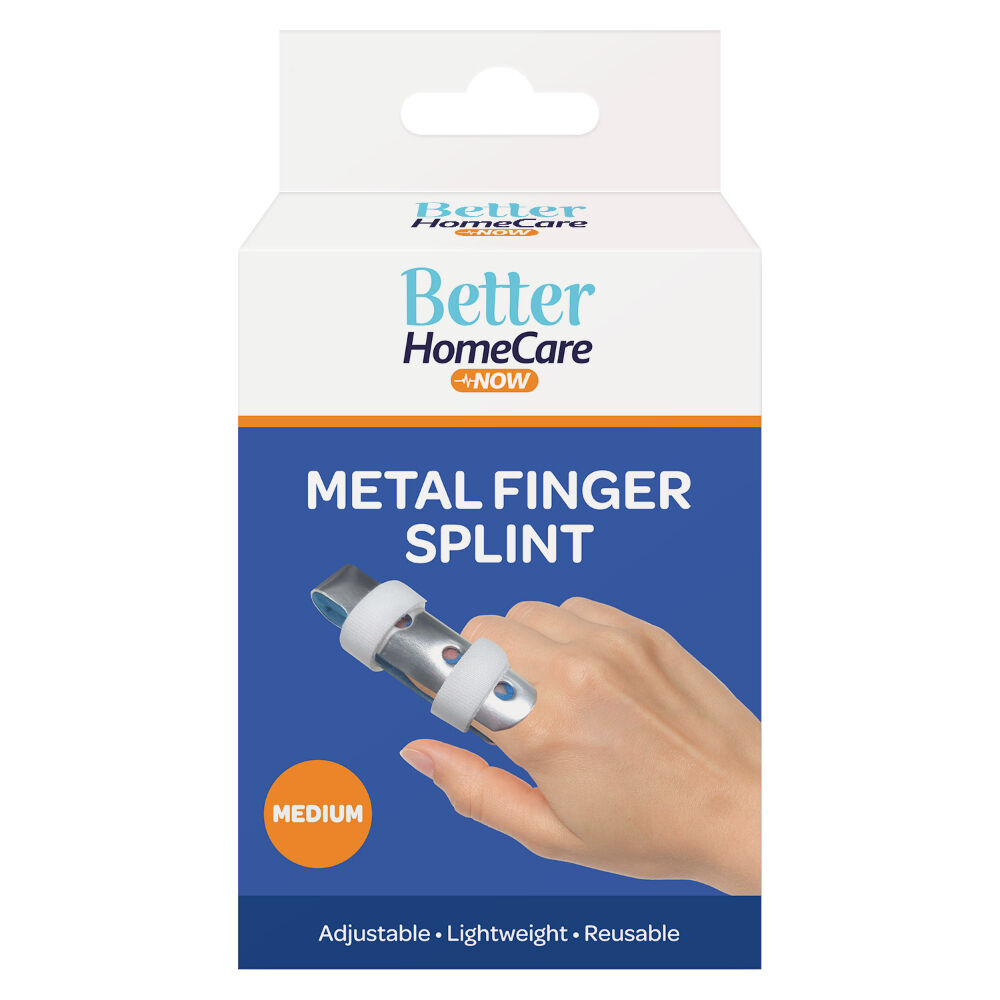 Better Home Care Now Finger Splint Metal Medium