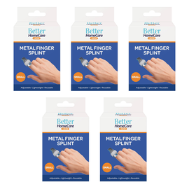 Better Home Care Now Metal Finger Splint Small 5 Pack