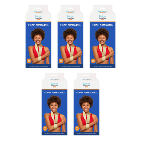 Better Home Care Now Universal Foam Sling 100 x 5cm Bundle of 5