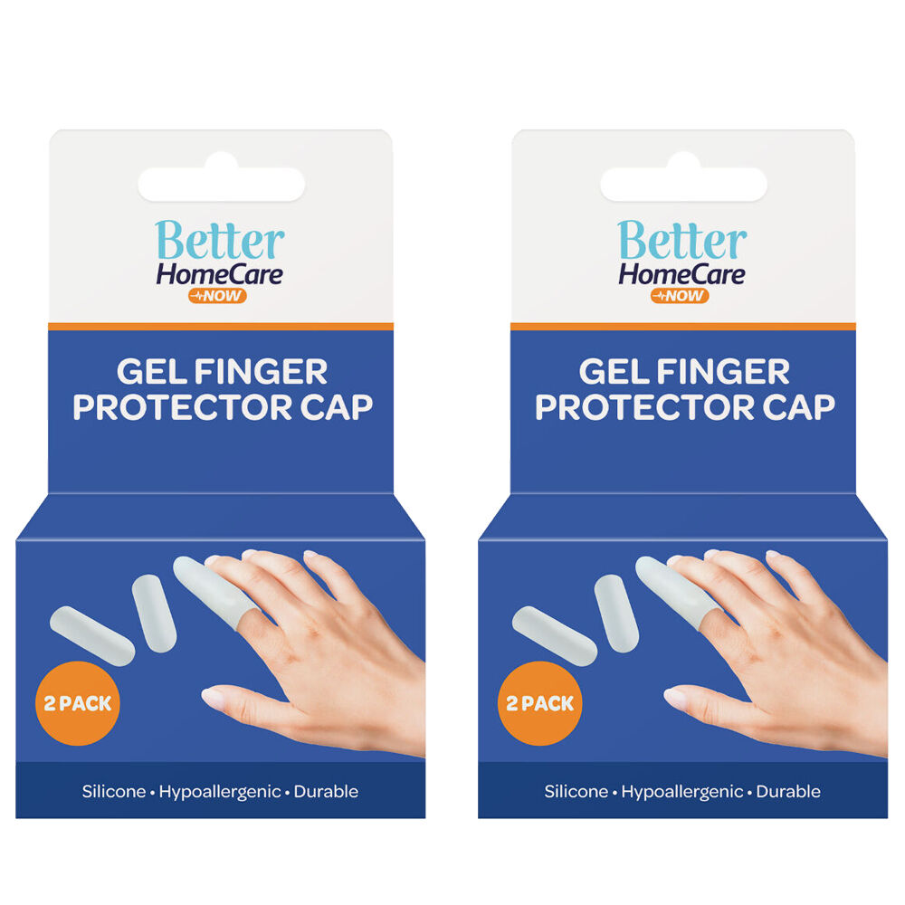 Better Home Care Now Gel Finger Cap Sleeve 4.8 x 1.5 cm Pack of 2