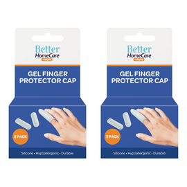 Better HomeCare Now Gel Finger Cap Sleeve 4.8 x 1.5 cm Pack of 2