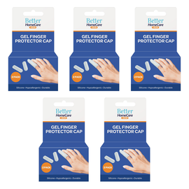 Better Home Care Now Gel Finger Cap Sleeve 48 x 15 mm Bundle of 5