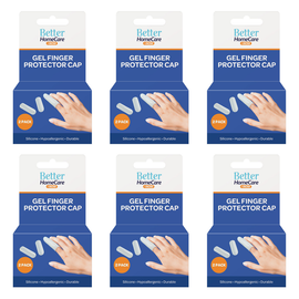 Better Home Care Now Gel Finger Cap Sleeve 4.8 x 1.5cm Bundle of 6