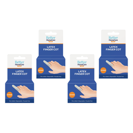 Better Home Care Now Latex Finger Cots Bundle of 4