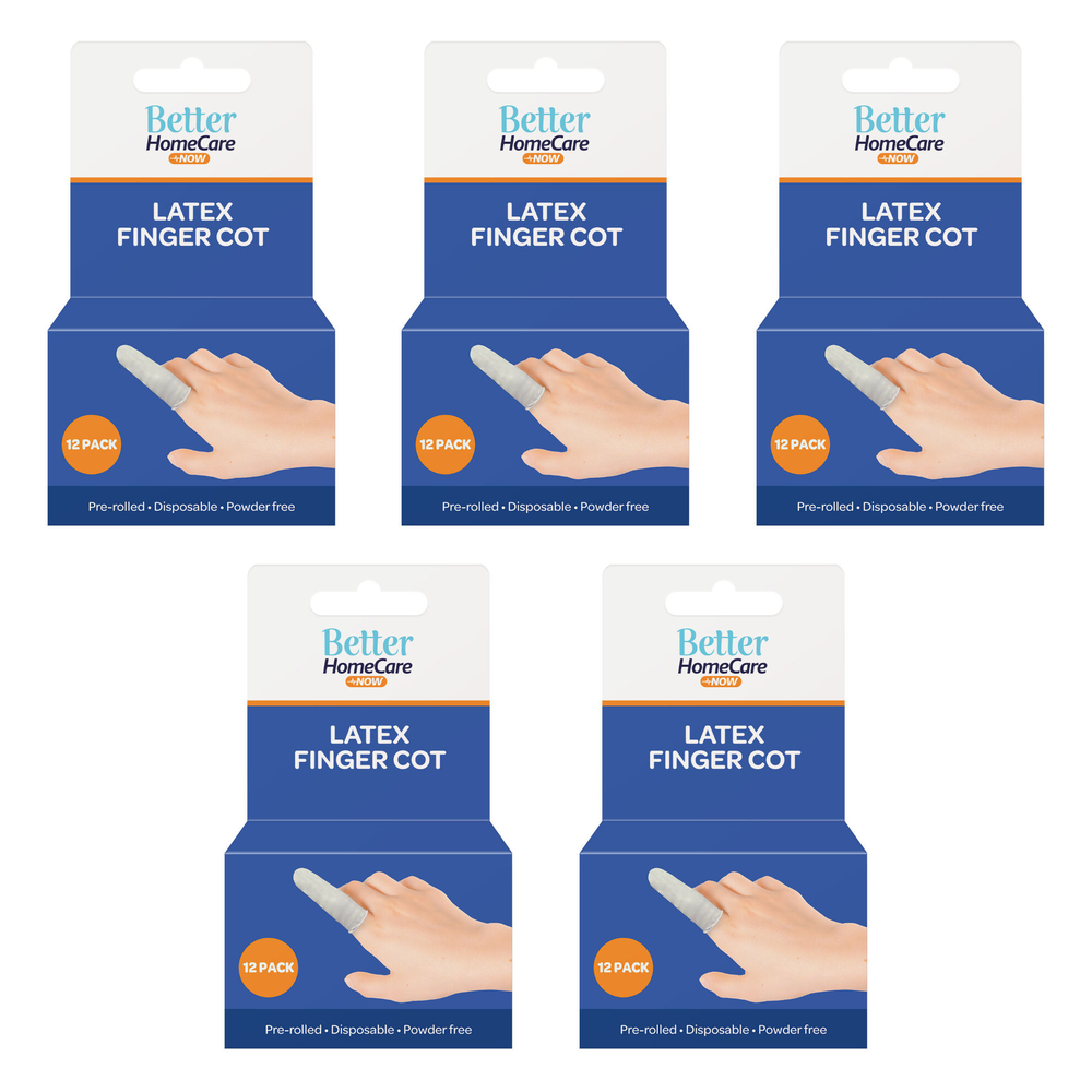 Better Home Care Now Latex Finger Cots Bundle of 5
