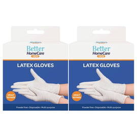 Better Home Care Now Latex Gloves 2x 10pc Large 23.5 x 12.5cm