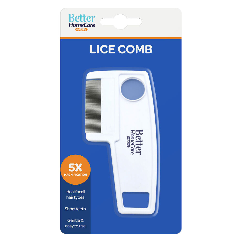 Better Home Care Now Short Tooth Easy To Use Lice Comb With Built In 5x Magnifier