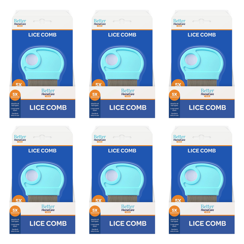 Better Homecare Now Lice Comb with Magnifier Bundle of 6