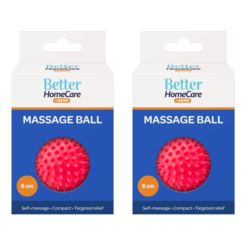 Better HomeCare Now Massage Balls Pack of 2 for Foot Back Neck Muscle Relief