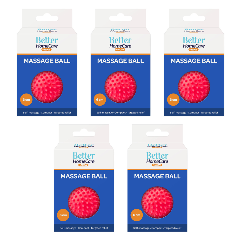 Better Home Care Now Massage Ball 5 Pack for Deep Tissue Foot Back Massage