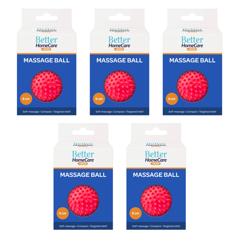 Better Home Care Now Massage Ball 5 Pack for Deep Tissue Foot Back Massage