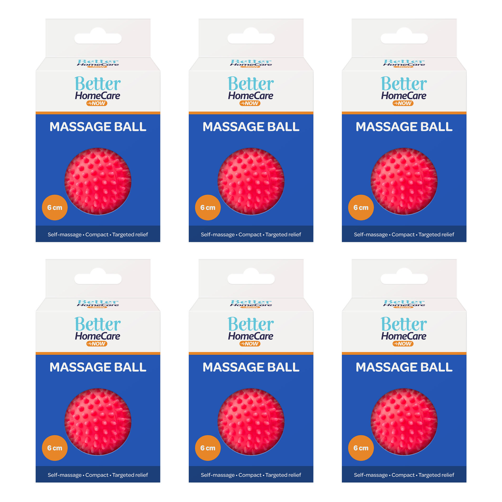 Better Home Care Now Massage Ball 6 Pack Bundle of 6 Foot and Muscle Therapy