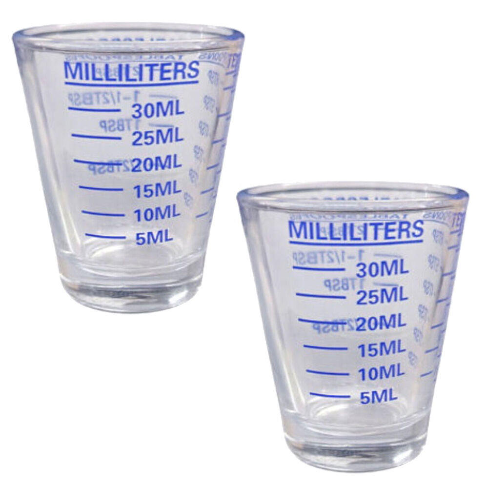 Better Home Care Now Medicine Measuring Glass Cup 30ml Pack of 2