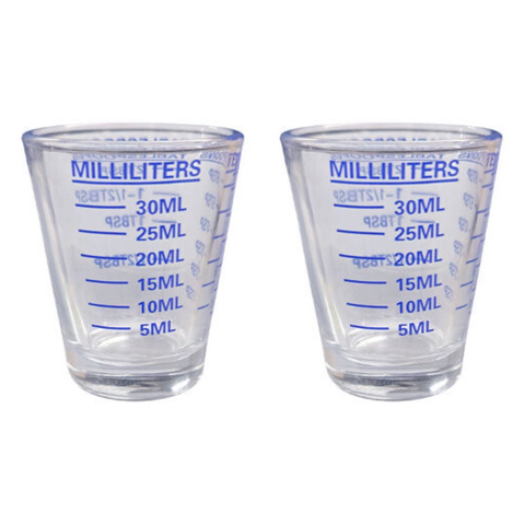 Better HomeCare Now Medicine Measuring Glass Cup 30ml Pack of 2