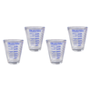 Better Home Care Now 30ml Glass Medicine Measuring Cup Bundle of 4