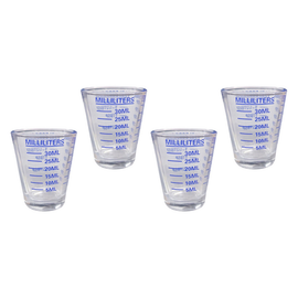 Better Home Care Now 30ml Glass Medicine Measuring Cup Bundle of 4