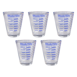 Better Home Care Now Medicine Measuring Glass Cup 30ml Bundle 5 Pack