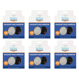 Better Home Care Now 6 Pack 10x Magnifying Mirror 10mm x 88mm