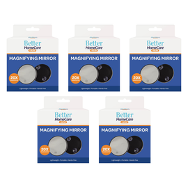 Better Home Care Now 20x Magnifying Mirror Suction Cups 10mm x 88mm 5 Pack