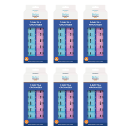 Better Home Care Now 7 Day AM PM Pill Box Organizer 6 Pack