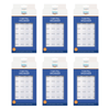 Better Home Care Now Bundle of 6 7 Day Pill Boxes Tray Braille 4 Compartments