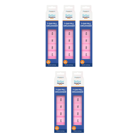 Better Home Care Now 7 Day Pill Box 5 Pack 18.5 x 4 x 2.7 cm