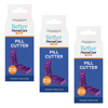Better Home Care Now Pill Cutter 2 Compartment Bundle of 3 8.5x3.3x2.5cm