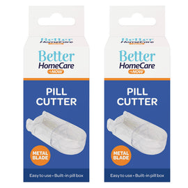 Better Home Care Now Pill Cutter and Compartment 8.5 x 4.7 x 3cm x 2