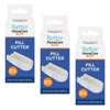 Better Home Care Now Pill Cutter and Compartment 3 Pack 8.5 x 4.7 x 3 cm
