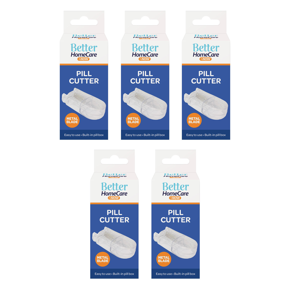 Better Home Care Now Pill Cutter and Compartment 5 Pack
