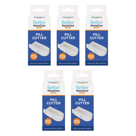 Better Home Care Now Pill Cutter and Compartment 5 Pack
