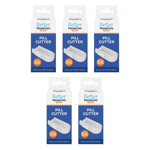 Better Home Care Now Pill Cutter and Compartment 5 Pack