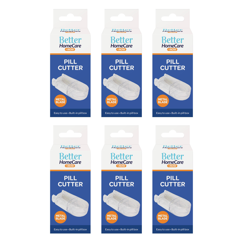 Better Home Care Now Pill Cutter Bundle of 6 8.5 x 4.7 x 3cm
