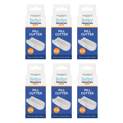Better Home Care Now Pill Cutter Bundle of 6 8.5 x 4.7 x 3cm