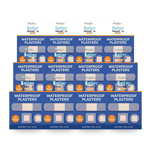 Better HomeCare Now Breathable Sterile And Waterproof Blister Plasters 12pc Pack of 12
